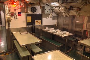 USS Bowfin - Kitchen tables